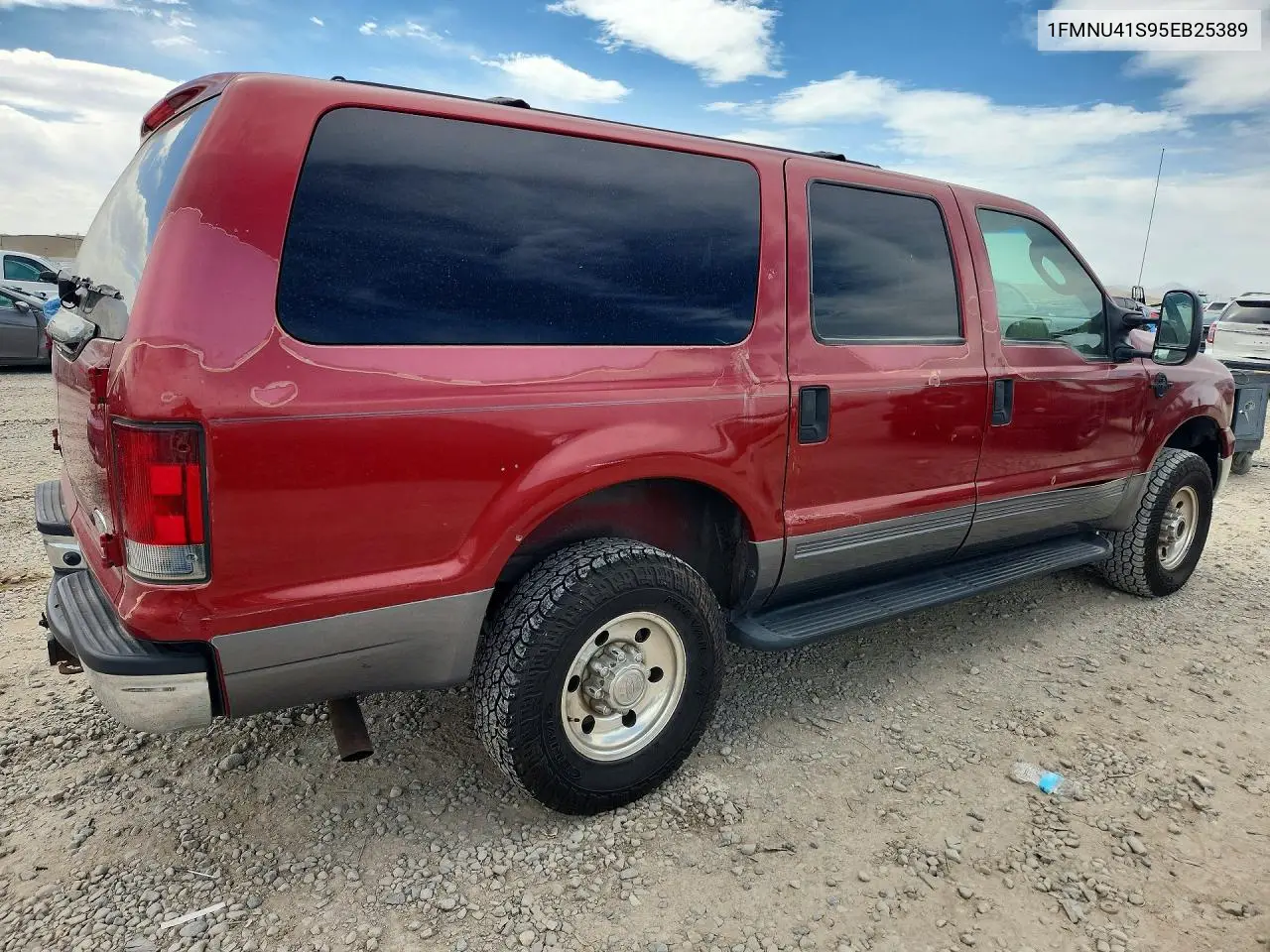 2005 Ford Excursion Xlt VIN: 1FMNU41S95EB25389 Lot: 56813506
