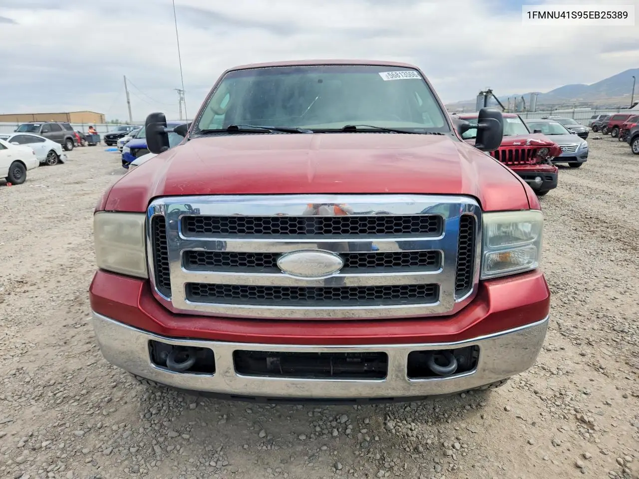 2005 Ford Excursion Xlt VIN: 1FMNU41S95EB25389 Lot: 56813506
