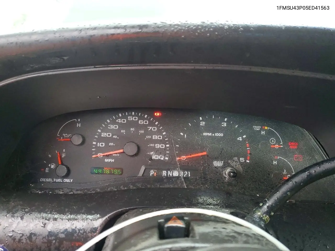 2005 Ford Excursion Limited VIN: 1FMSU43P05ED41563 Lot: 57908536