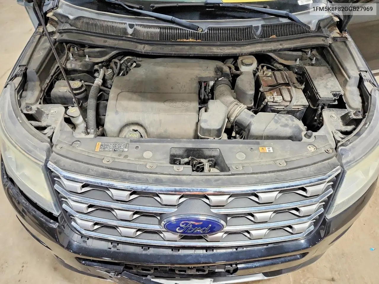2016 Ford Excur Lim VIN: 1FM5K8F82GGB27969 Lot: 57786396