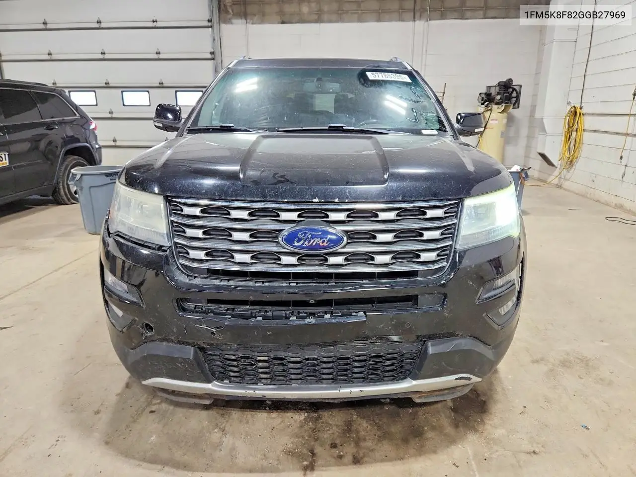 2016 Ford Excur Lim VIN: 1FM5K8F82GGB27969 Lot: 57786396