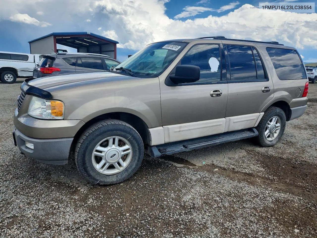 2003 Ford Expedition Xlt VIN: 1FMPU16L23LC38554 Lot: 58813016