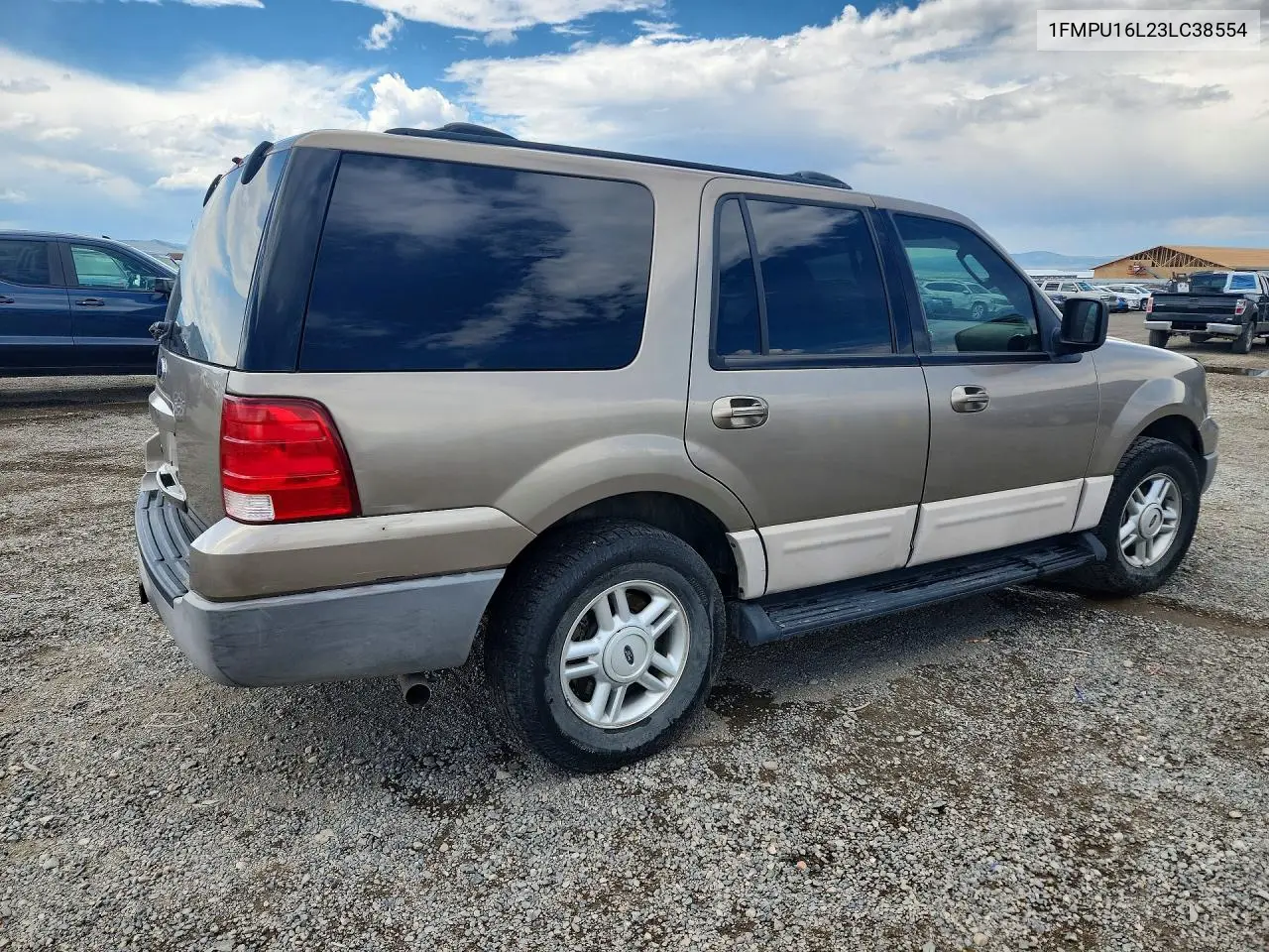 2003 Ford Expedition Xlt VIN: 1FMPU16L23LC38554 Lot: 58813016