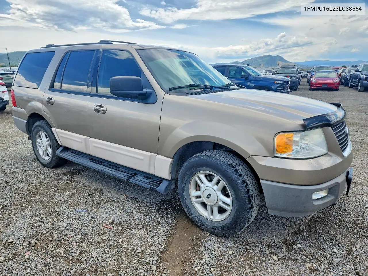 2003 Ford Expedition Xlt VIN: 1FMPU16L23LC38554 Lot: 58813016