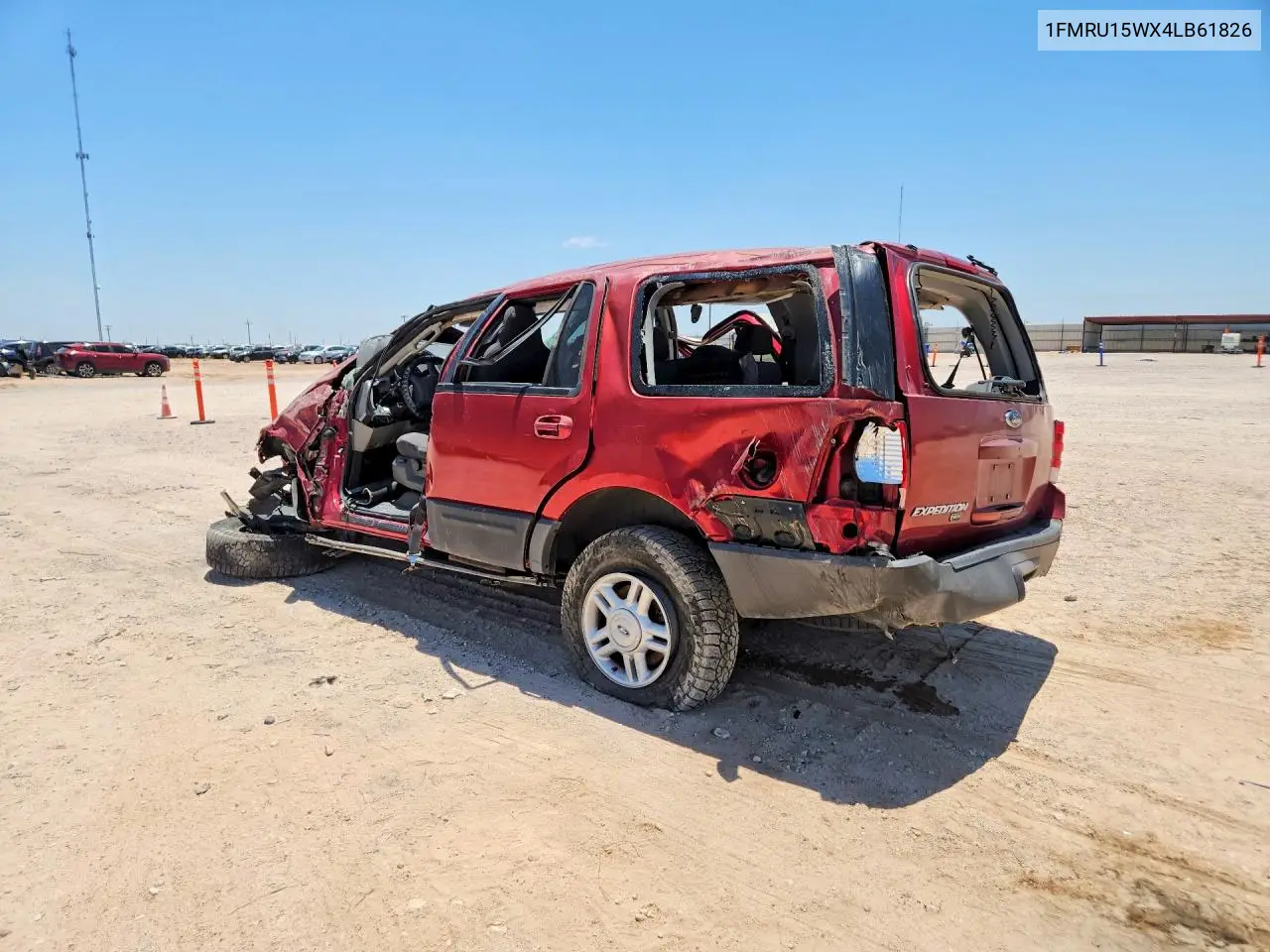 2004 Ford Expedition Xlt VIN: 1FMRU15WX4LB61826 Lot: 58248286