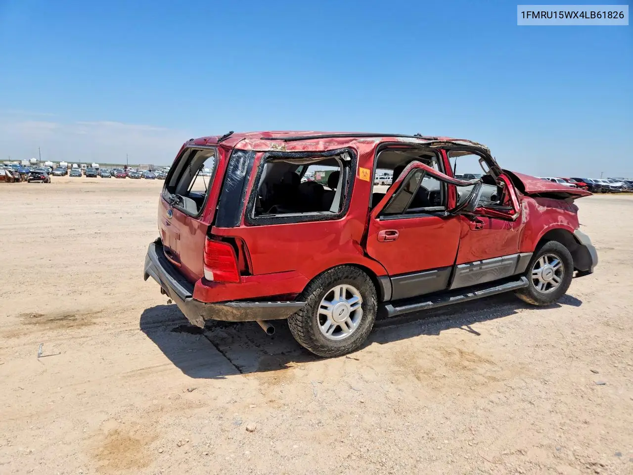 2004 Ford Expedition Xlt VIN: 1FMRU15WX4LB61826 Lot: 58248286