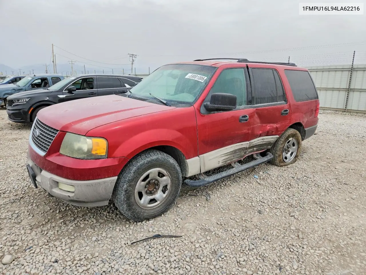 2004 Ford Expedition Xlt VIN: 1FMPU16L94LA62216 Lot: 59001006