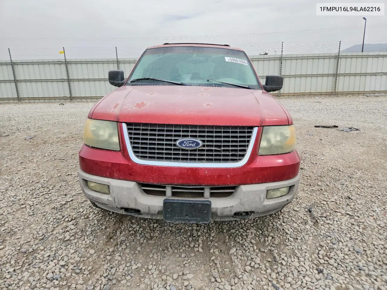 2004 Ford Expedition Xlt VIN: 1FMPU16L94LA62216 Lot: 59001006