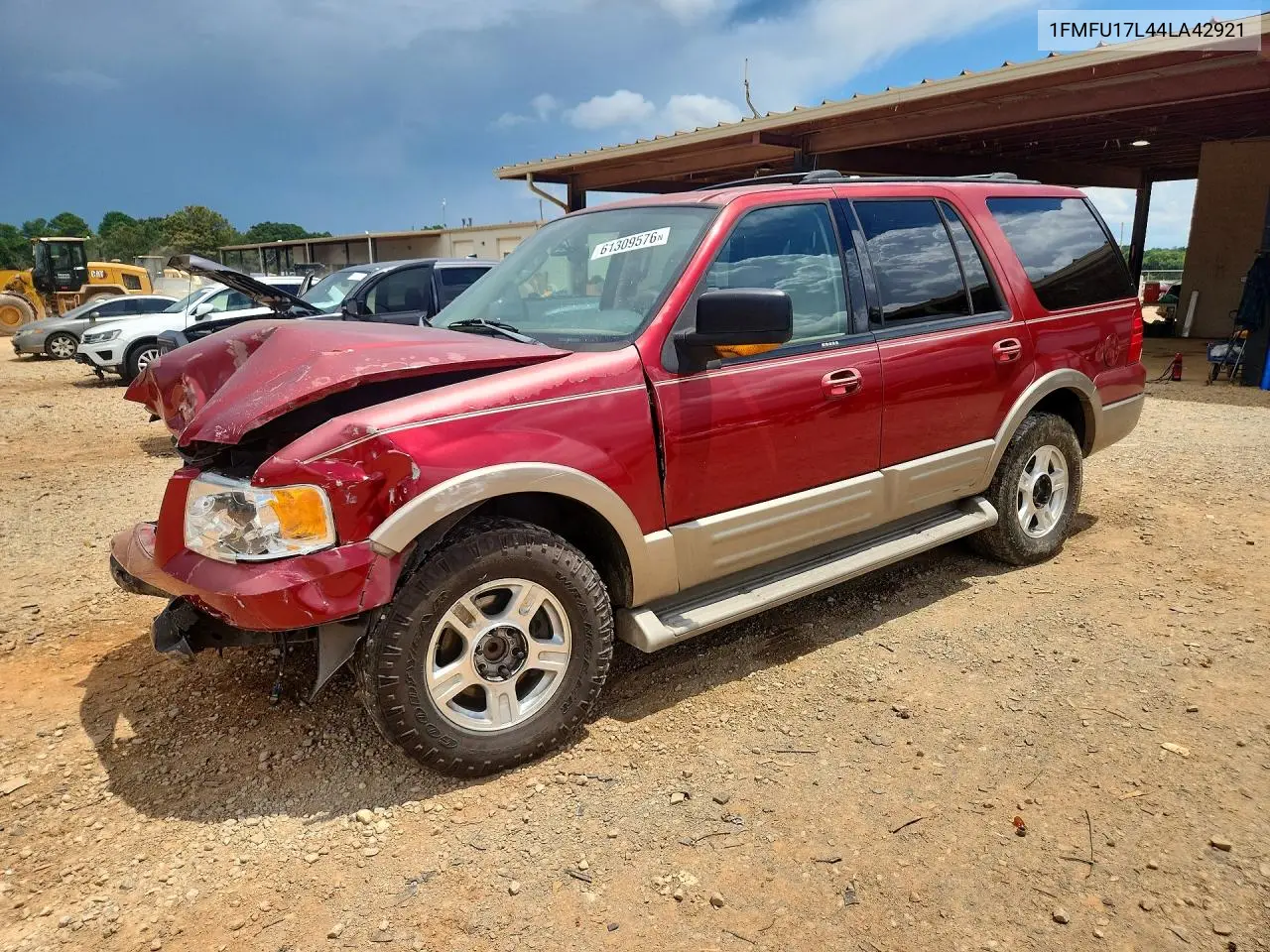 2004 Ford Expedition Eddie Bauer VIN: 1FMFU17L44LA42921 Lot: 61309576