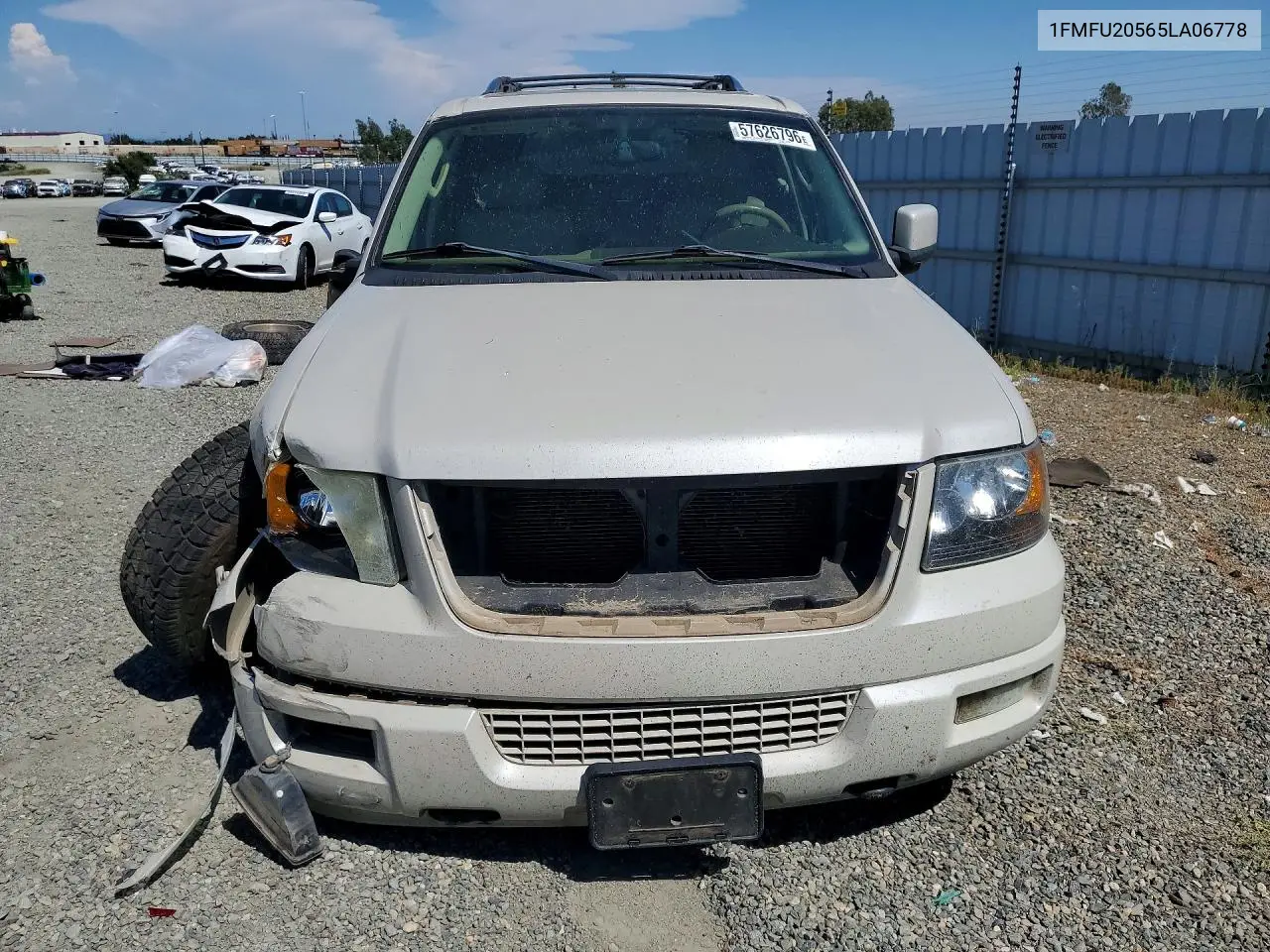 2005 Ford Expedition Limited VIN: 1FMFU20565LA06778 Lot: 57626796