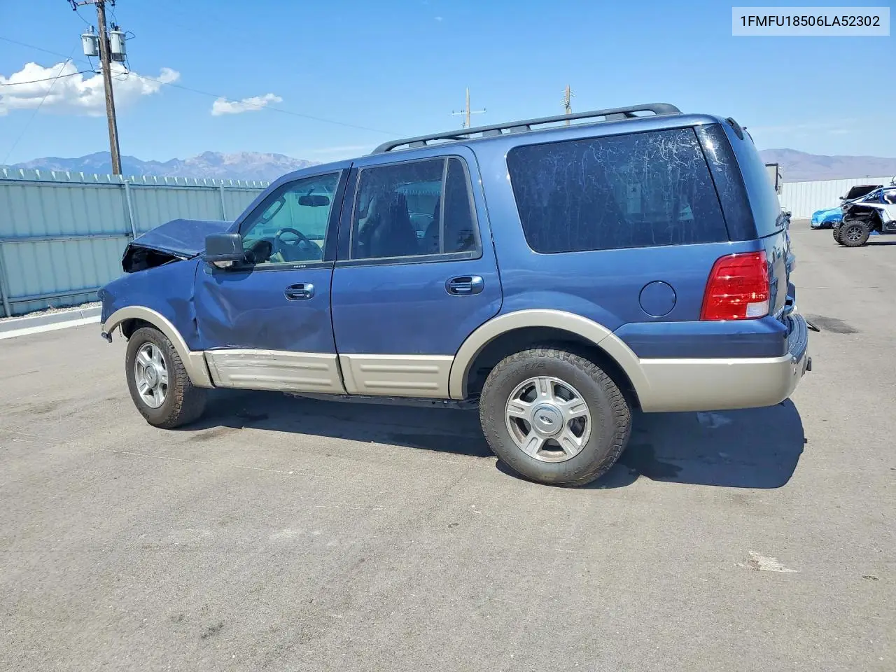 2006 Ford Expedition Eddie Bauer VIN: 1FMFU18506LA52302 Lot: 61628266