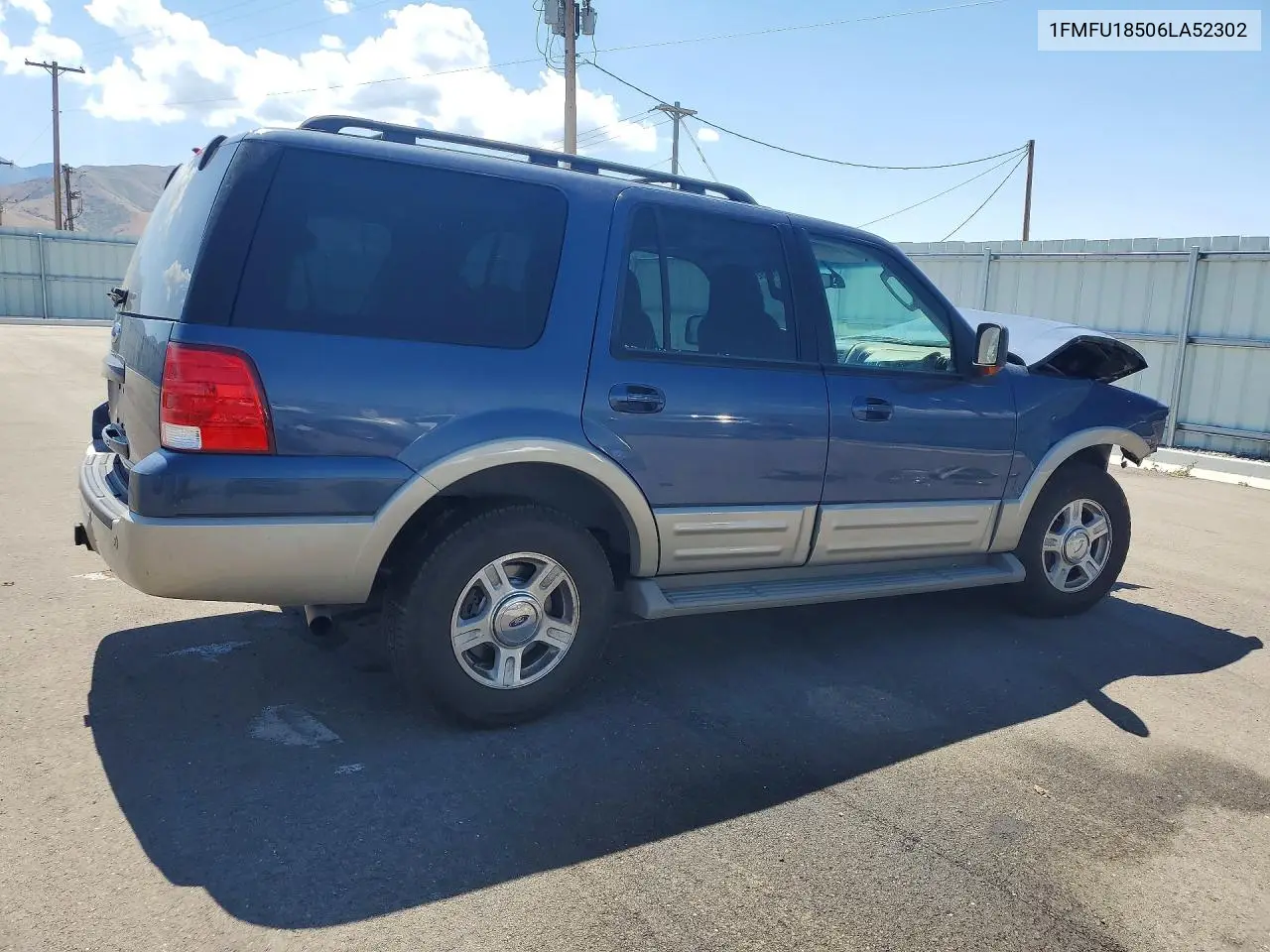 2006 Ford Expedition Eddie Bauer VIN: 1FMFU18506LA52302 Lot: 61628266
