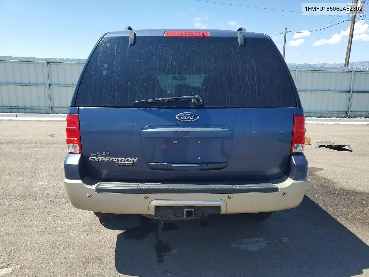 2006 Ford Expedition Eddie Bauer VIN: 1FMFU18506LA52302 Lot: 61628266