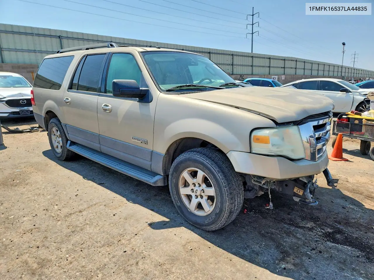 2007 Ford Expedition El Xlt VIN: 1FMFK16537LA44835 Lot: 59743826