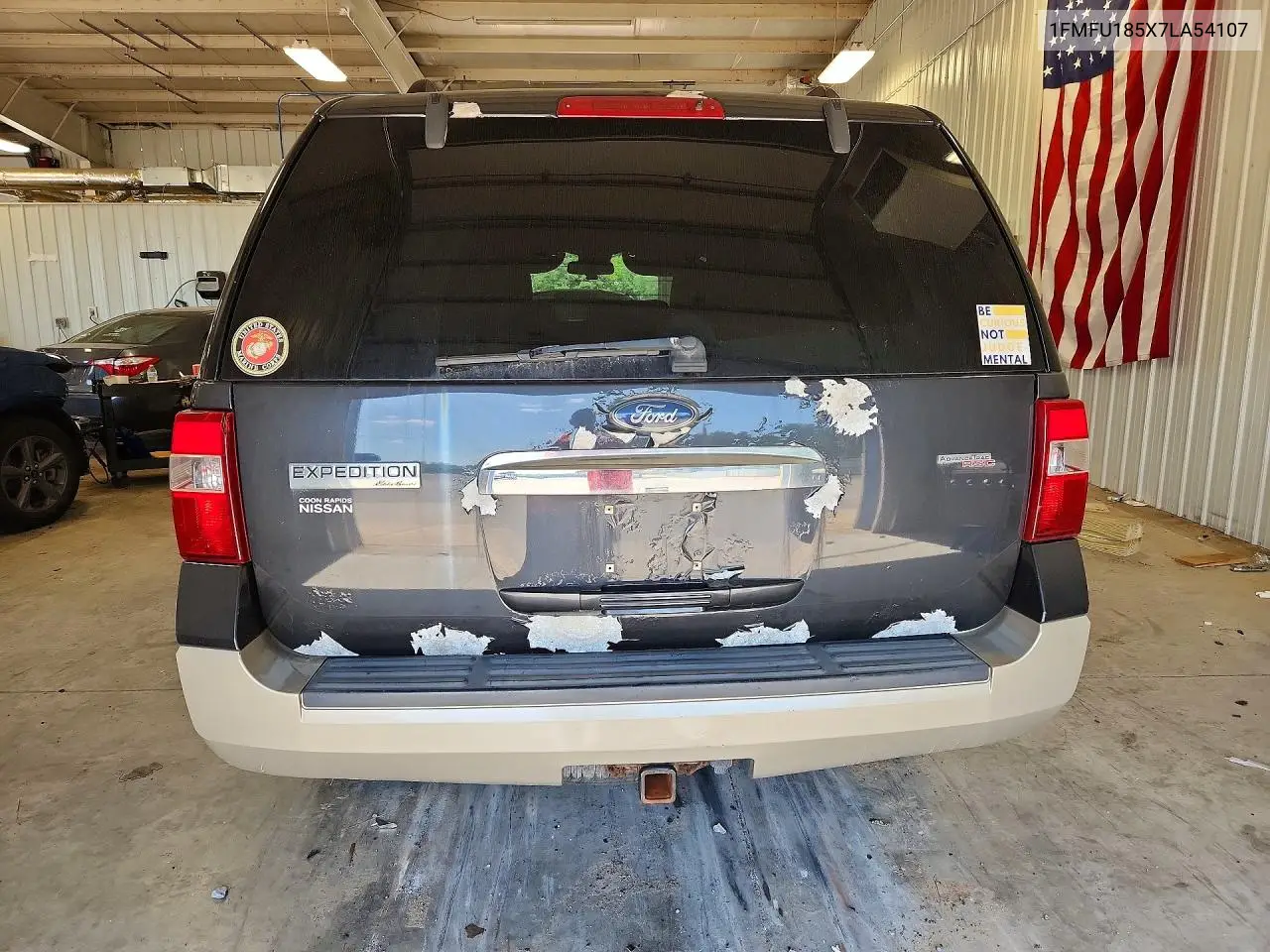 2007 Ford Expedition Eddie Bauer VIN: 1FMFU185X7LA54107 Lot: 61664786