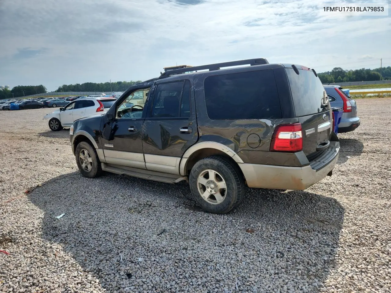2008 Ford Expedition Eddie Bauer VIN: 1FMFU17518LA79853 Lot: 56643576