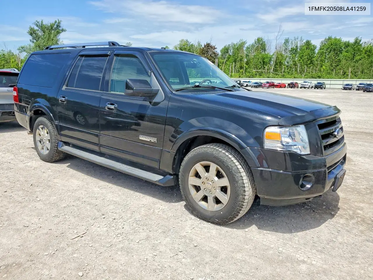 2008 Ford Expedition El Limited VIN: 1FMFK20508LA41259 Lot: 57109056