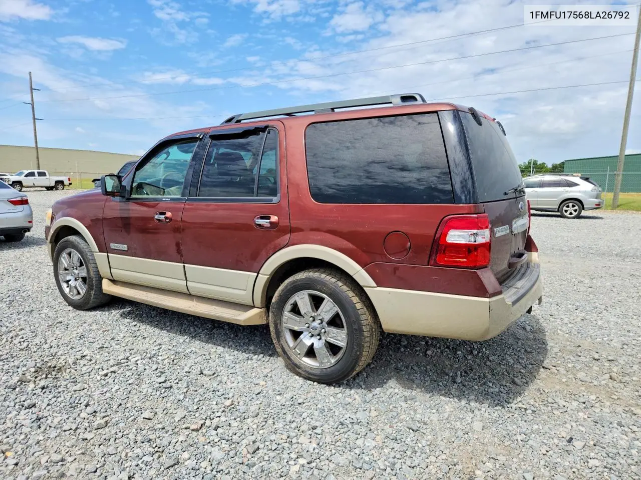 2008 Ford Expedition Eddie Bauer VIN: 1FMFU17568LA26792 Lot: 60435856