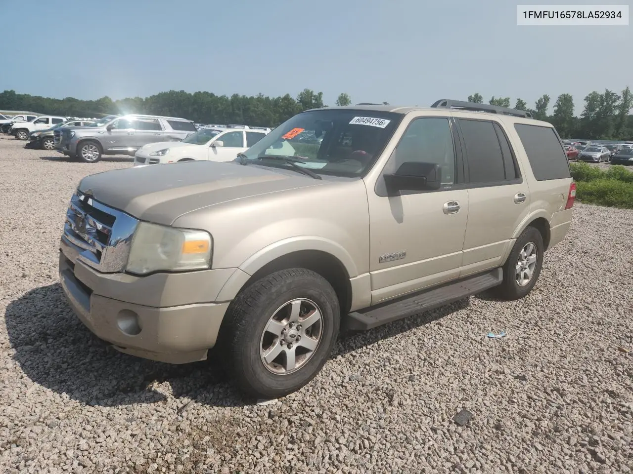 2008 Ford Expedition Xlt VIN: 1FMFU16578LA52934 Lot: 60494756