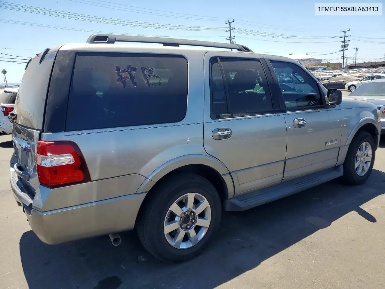 2008 Ford Expedition Xlt VIN: 1FMFU155X8LA63413 Lot: 61124926