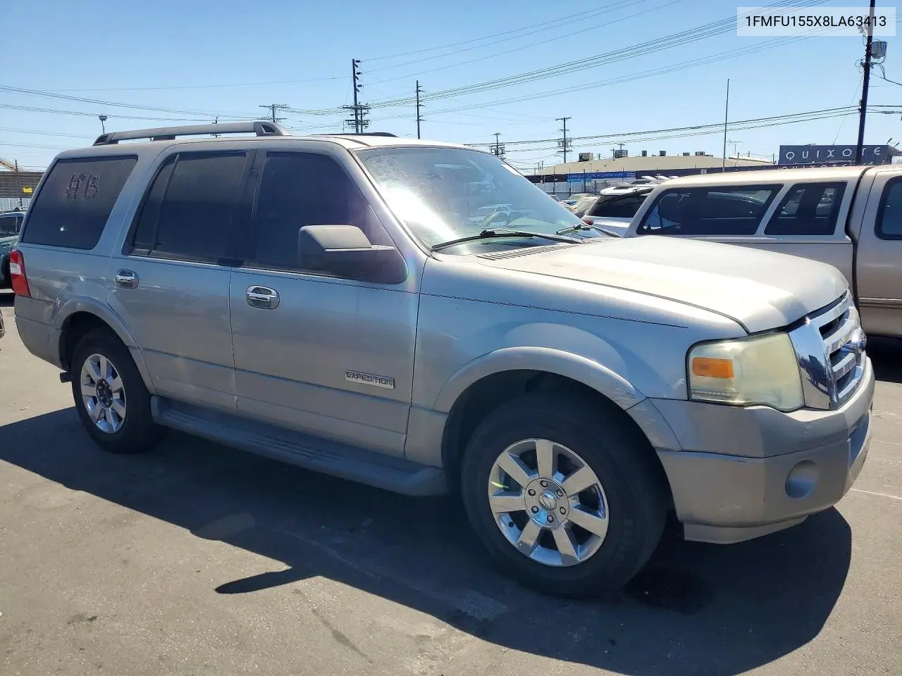 2008 Ford Expedition Xlt VIN: 1FMFU155X8LA63413 Lot: 61124926