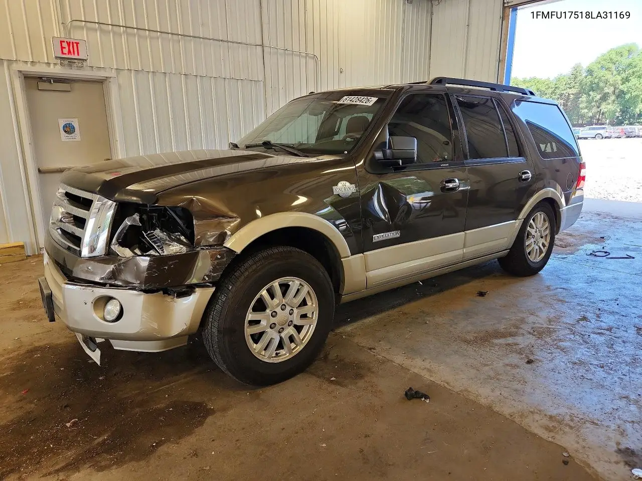 2008 Ford Expedition Eddie Bauer VIN: 1FMFU17518LA31169 Lot: 61428426