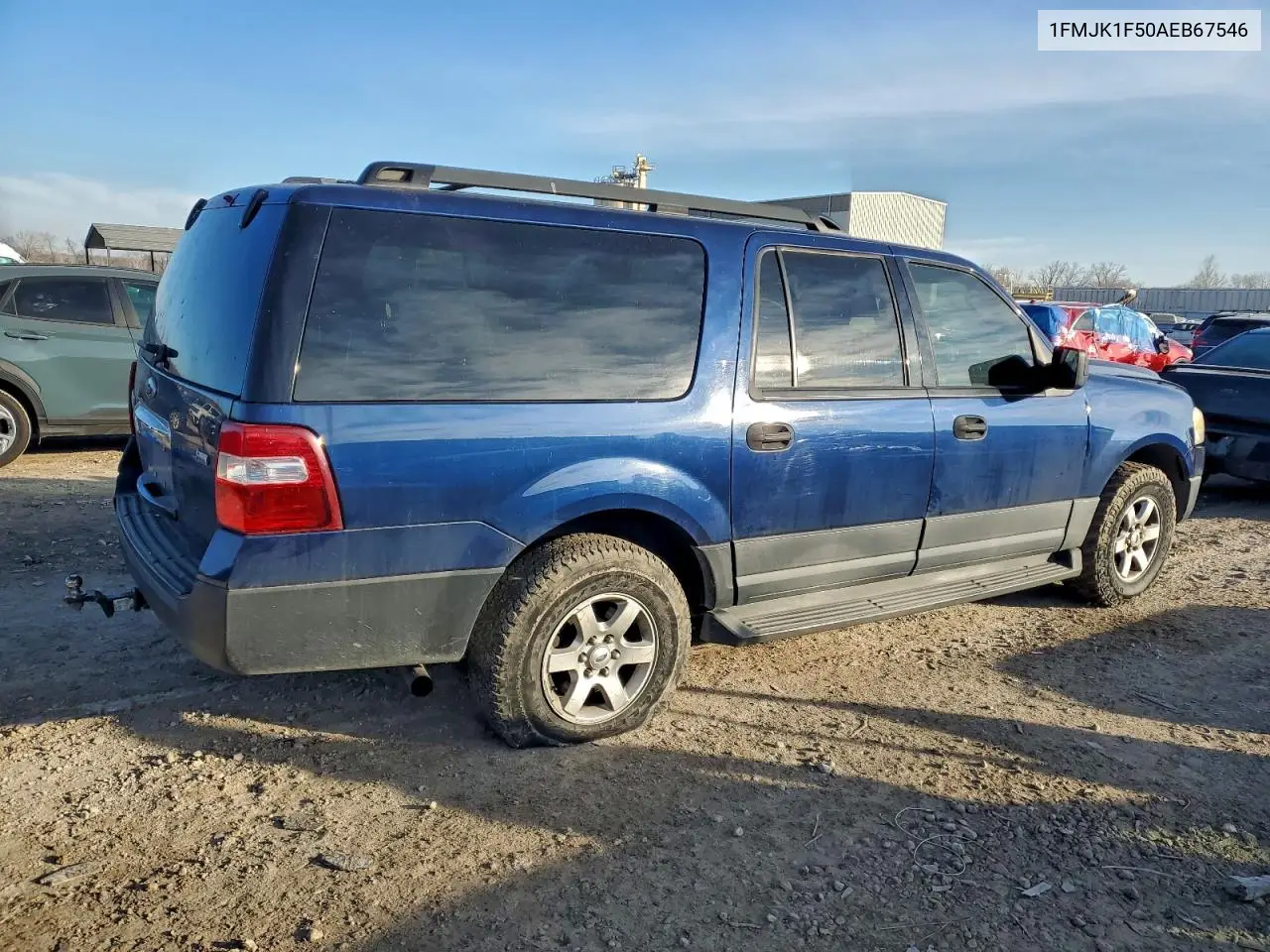 1FMJK1F50AEB67546 2010 Ford Expedition El Xlt