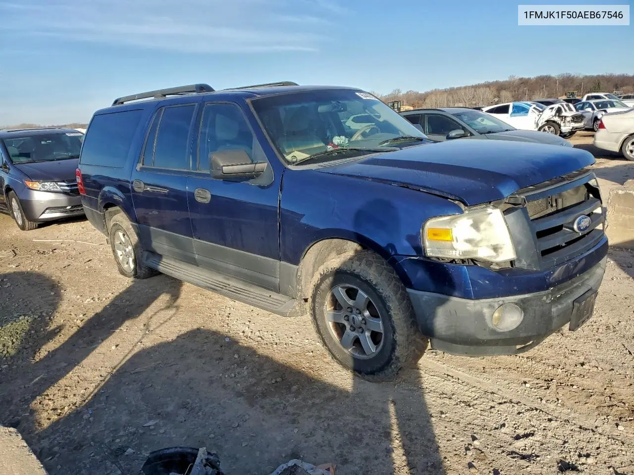 1FMJK1F50AEB67546 2010 Ford Expedition El Xlt
