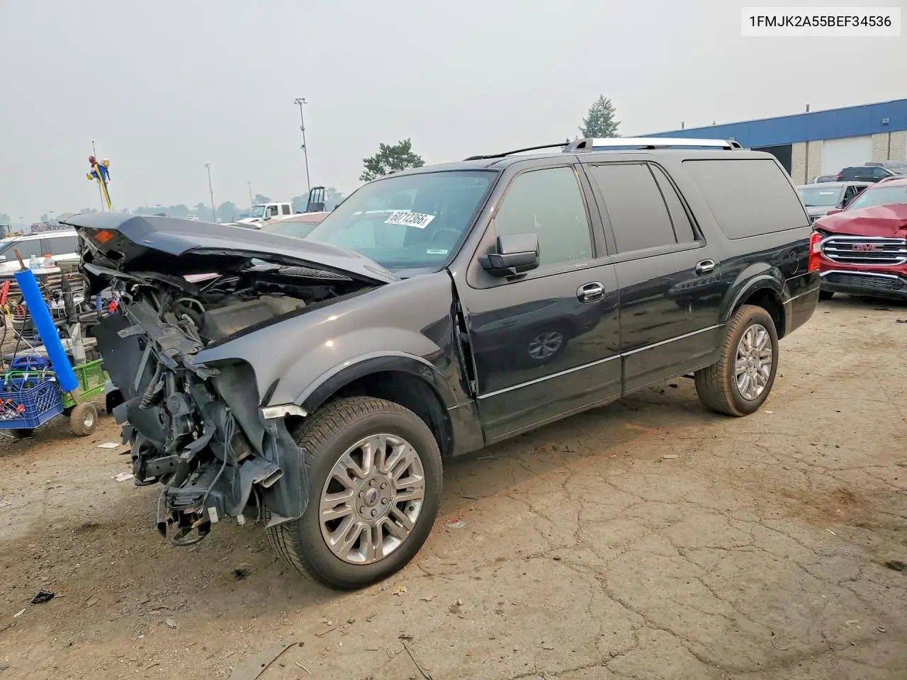 2011 Ford Expedition El Limited VIN: 1FMJK2A55BEF34536 Lot: 60712366