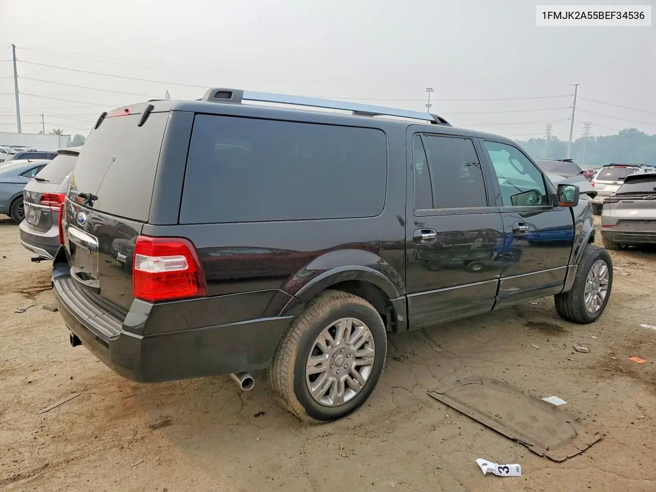 2011 Ford Expedition El Limited VIN: 1FMJK2A55BEF34536 Lot: 60712366