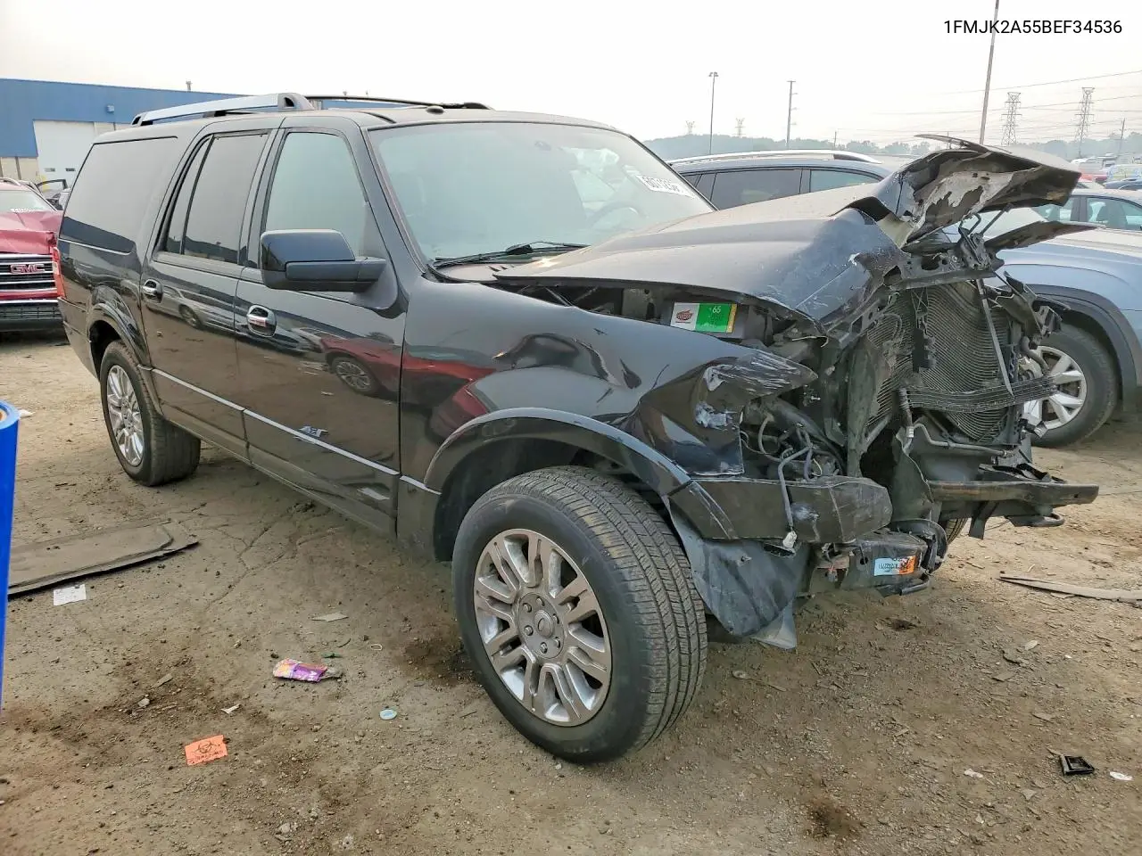 2011 Ford Expedition El Limited VIN: 1FMJK2A55BEF34536 Lot: 60712366