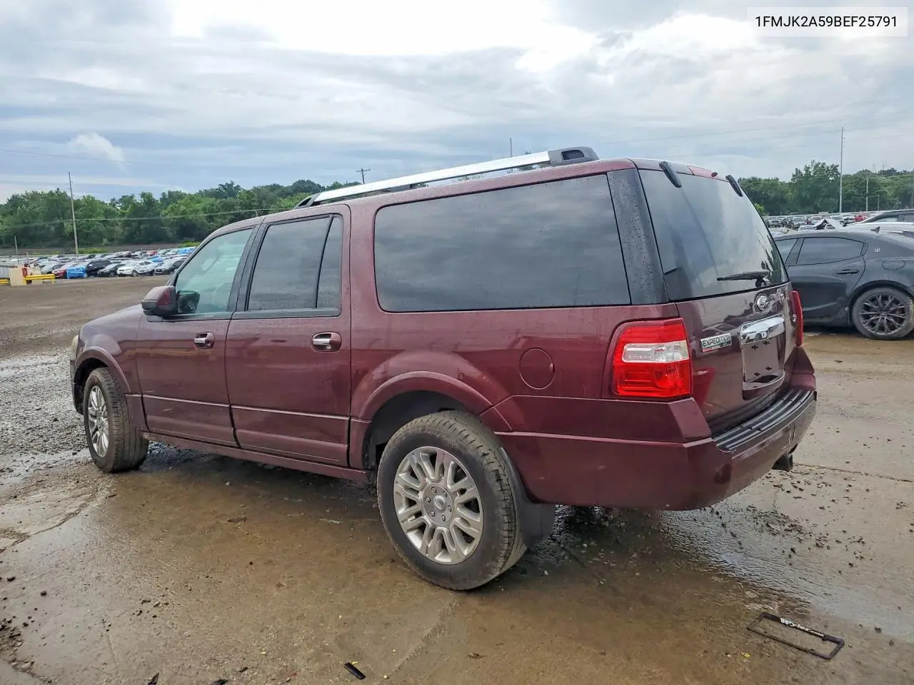 2011 Ford Expedition El Limited VIN: 1FMJK2A59BEF25791 Lot: 85992215