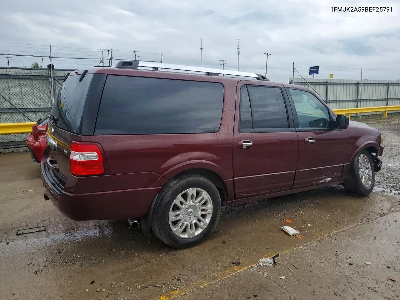 2011 Ford Expedition El Limited VIN: 1FMJK2A59BEF25791 Lot: 85992215