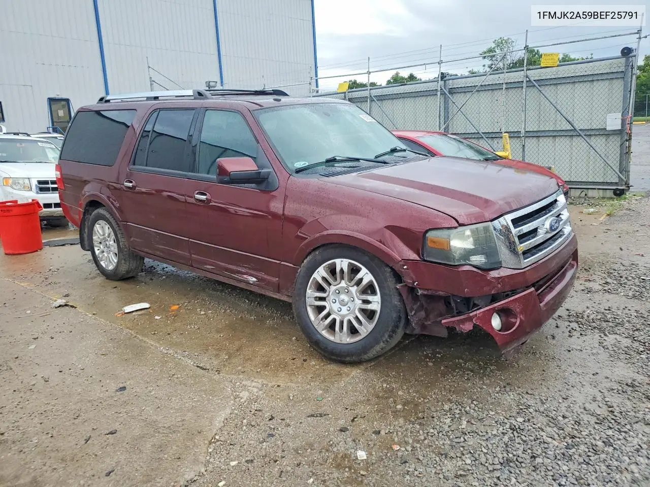 2011 Ford Expedition El Limited VIN: 1FMJK2A59BEF25791 Lot: 85992215