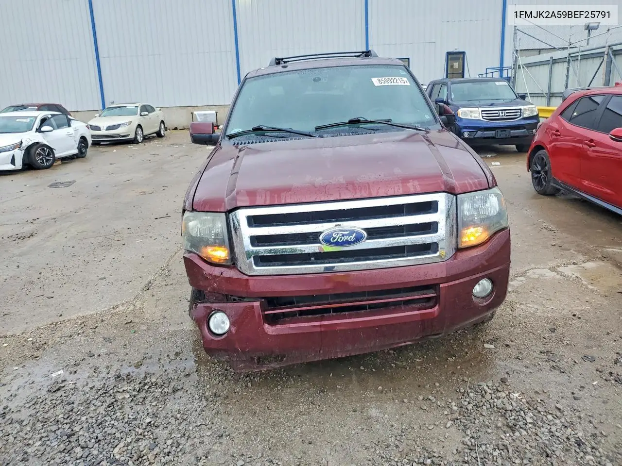 2011 Ford Expedition El Limited VIN: 1FMJK2A59BEF25791 Lot: 85992215