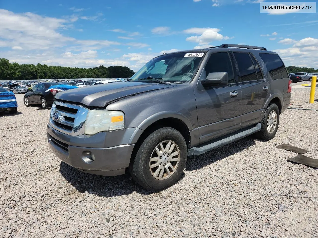 2012 Ford Expedition VIN: 1FMJU1H55CEF02214 Lot: 57069636