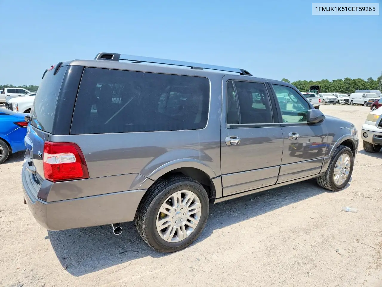 2012 Ford Expedition El Limited VIN: 1FMJK1K51CEF59265 Lot: 61638876