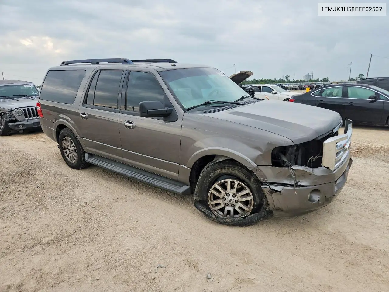 2014 Ford Expedition El Xlt VIN: 1FMJK1H58EEF02507 Lot: 57914306