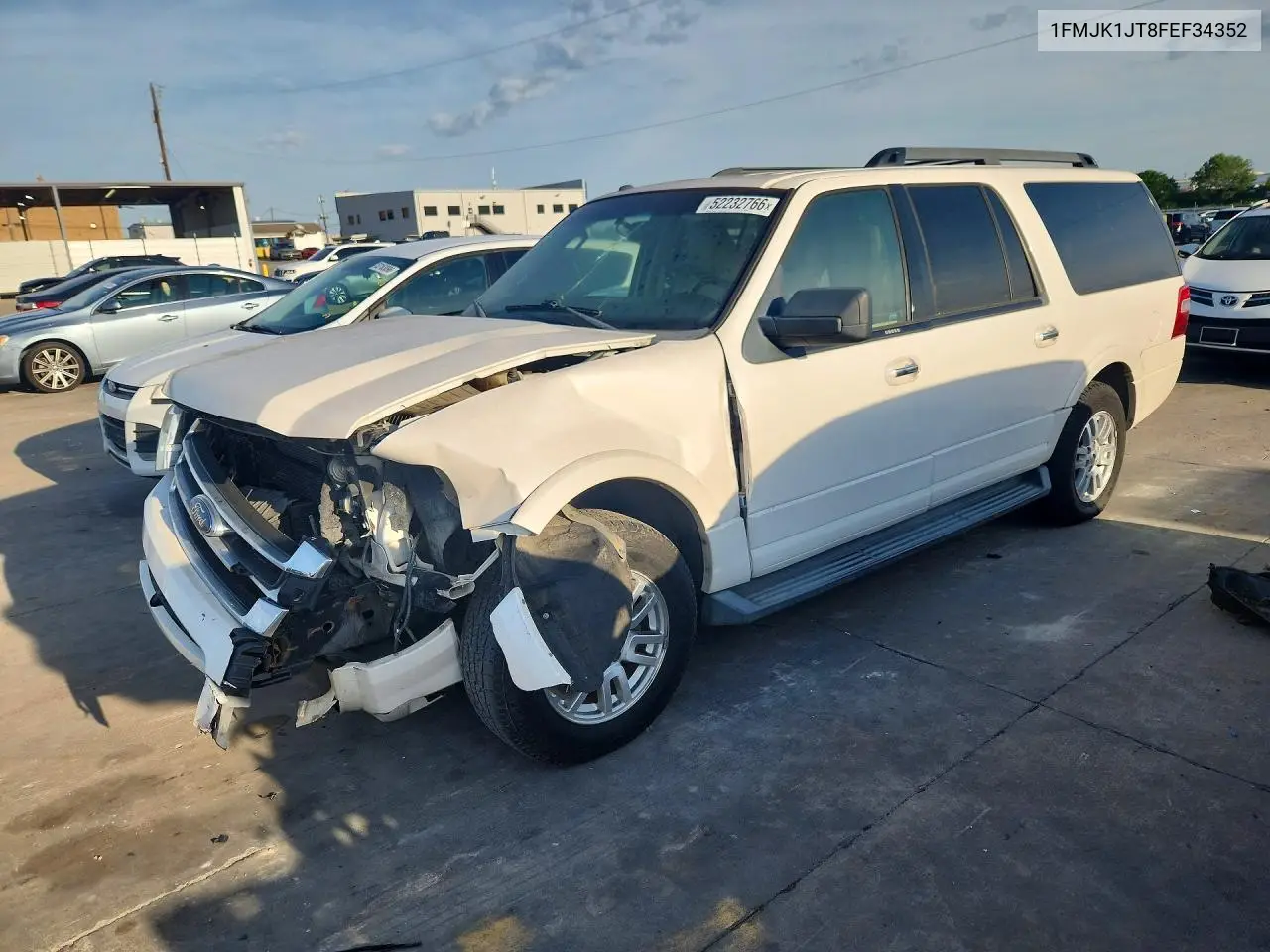 2015 Ford Expedition El Xlt VIN: 1FMJK1JT8FEF34352 Lot: 52232766