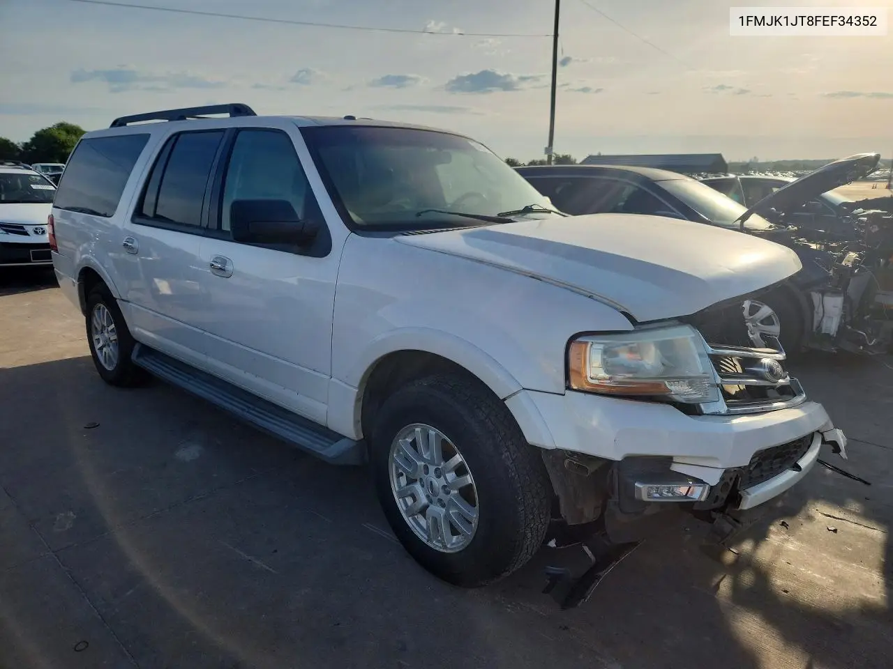2015 Ford Expedition El Xlt VIN: 1FMJK1JT8FEF34352 Lot: 52232766