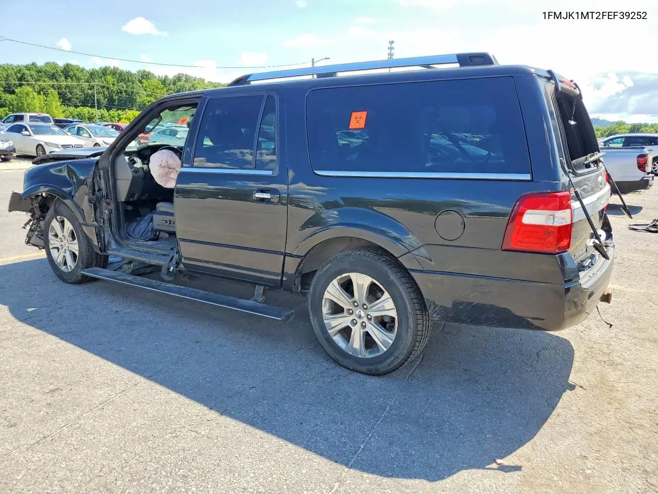 2015 Ford Expedition El Platinum VIN: 1FMJK1MT2FEF39252 Lot: 61309826
