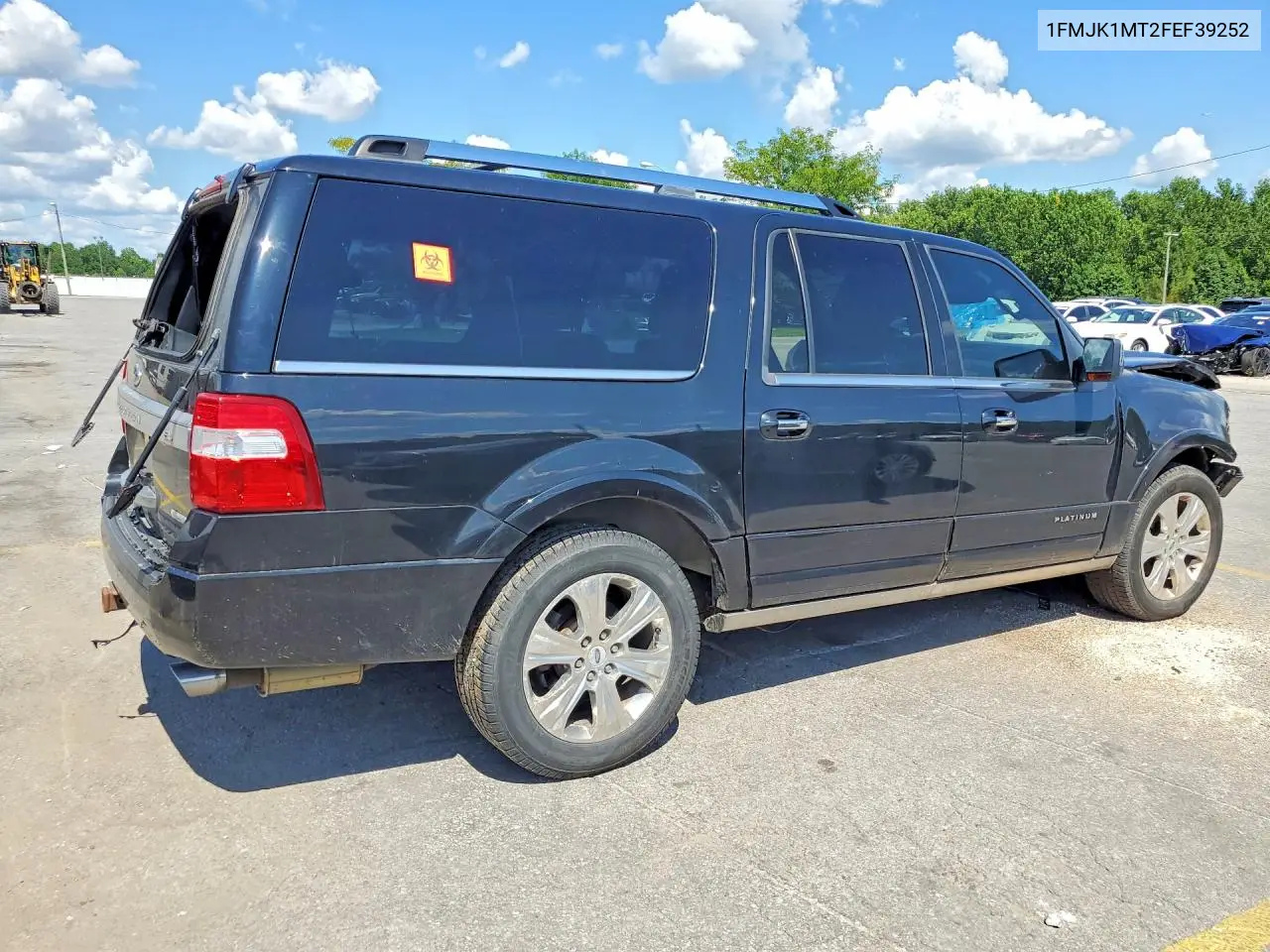 2015 Ford Expedition El Platinum VIN: 1FMJK1MT2FEF39252 Lot: 61309826