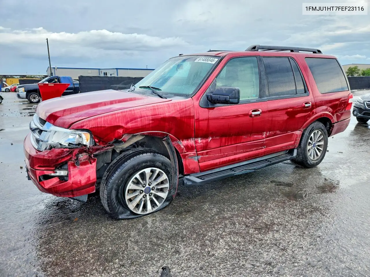 2015 Ford Expedition Xlt VIN: 1FMJU1HT7FEF23116 Lot: 61488046