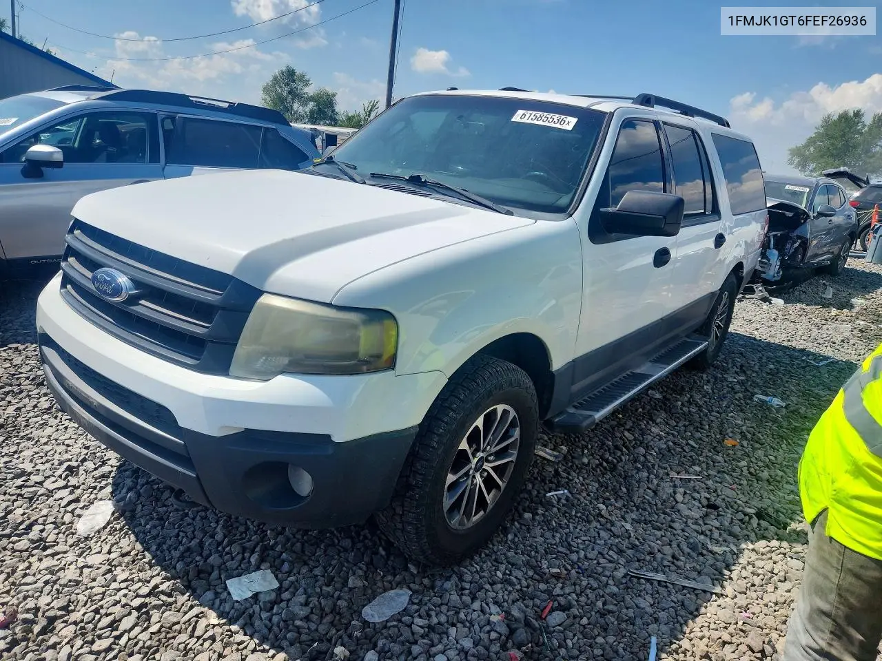 2015 Ford Expedition El Xl VIN: 1FMJK1GT6FEF26936 Lot: 61585536