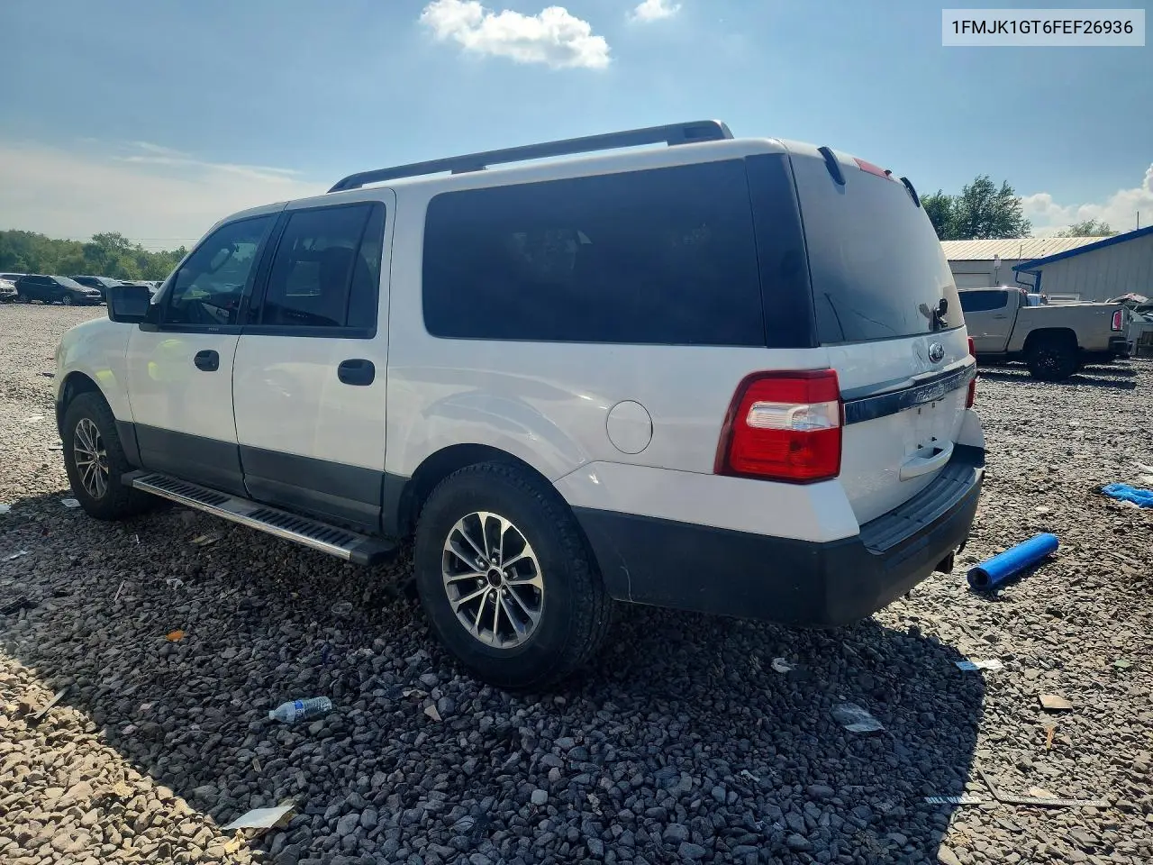 2015 Ford Expedition El Xl VIN: 1FMJK1GT6FEF26936 Lot: 61585536