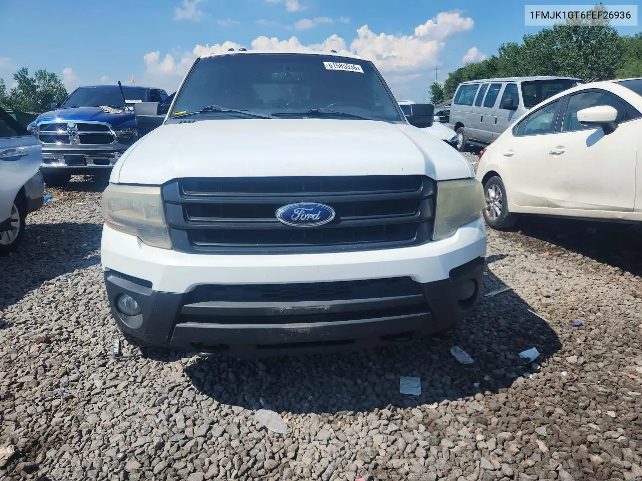 2015 Ford Expedition El Xl VIN: 1FMJK1GT6FEF26936 Lot: 61585536