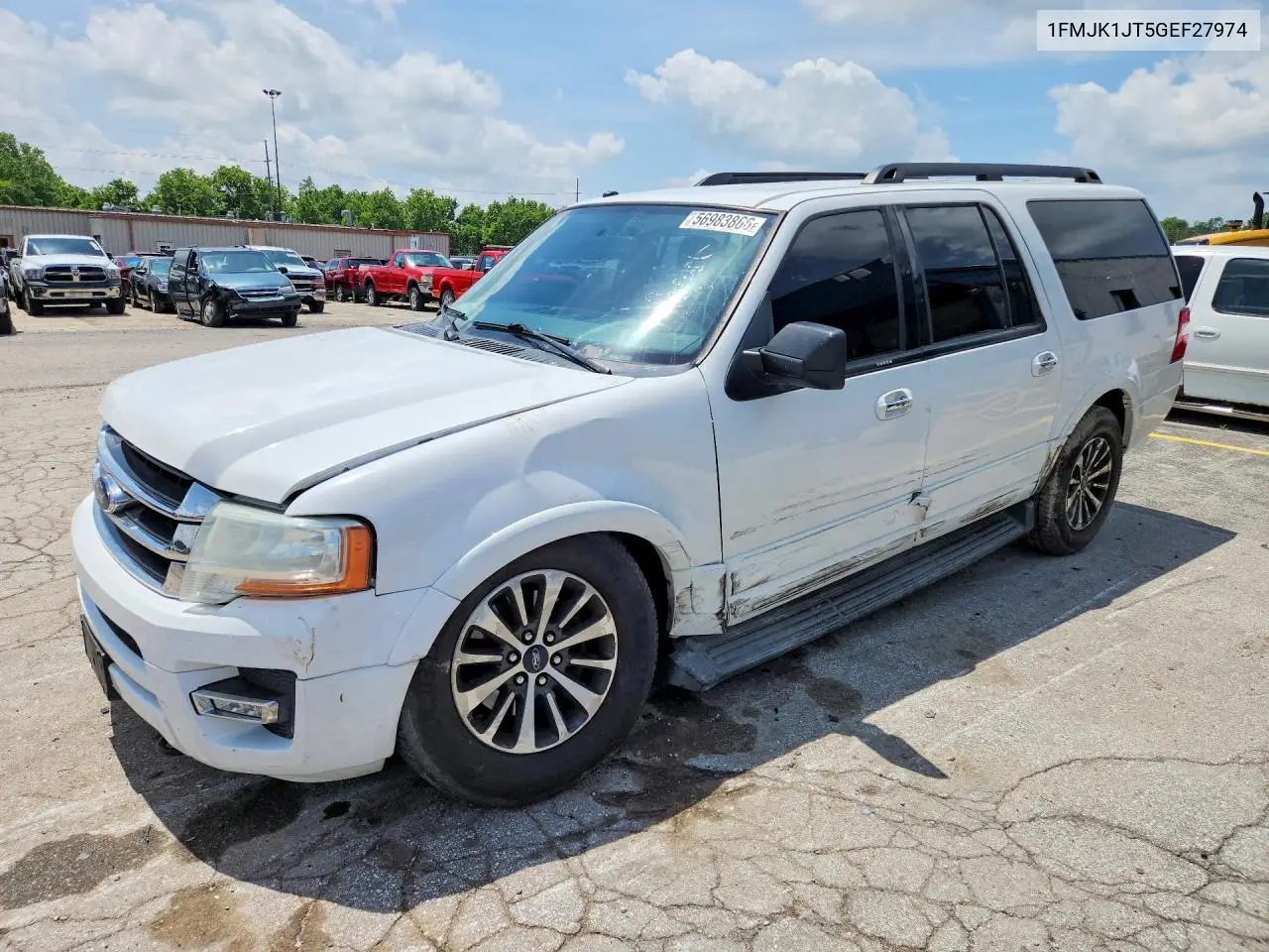 2016 Ford Expedition El Xlt VIN: 1FMJK1JT5GEF27974 Lot: 56983866