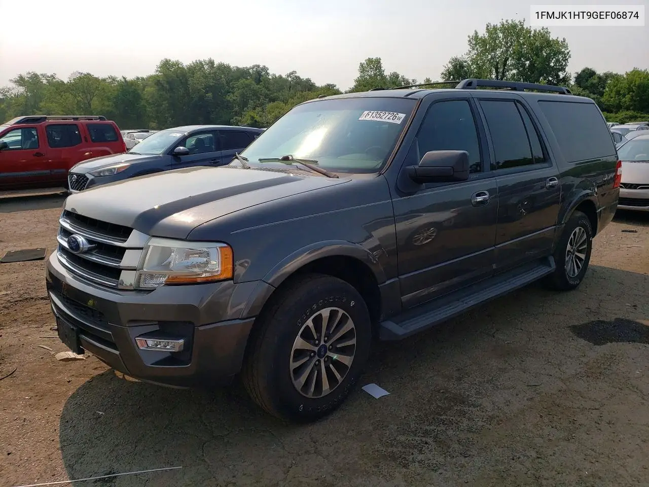 2016 Ford Expedition El Xlt VIN: 1FMJK1HT9GEF06874 Lot: 61352726