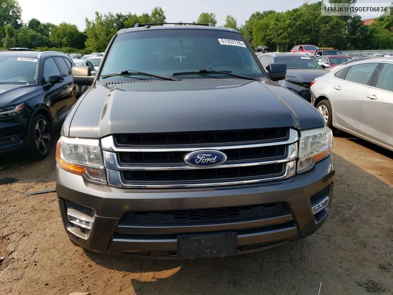 2016 Ford Expedition El Xlt VIN: 1FMJK1HT9GEF06874 Lot: 61352726