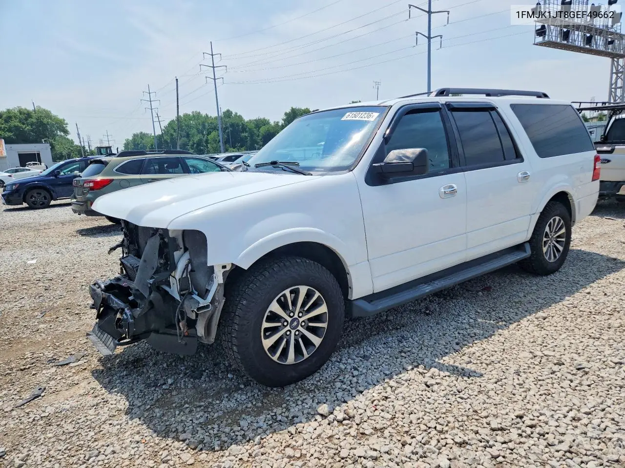 2016 Ford Expedition El Xlt VIN: 1FMJK1JT8GEF49662 Lot: 61501236